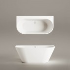 PAA Vanna Deco Wall 1660×810 mm, Silkstone®,Matte Oyster 6