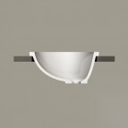 PAA Iebūvējama izlietne Ovo In, 55x37 cm, Silkstone®, Matte Oyster 2