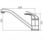Eko virtuves maisitājs ar grozāmu snīpi, Black metallic 2