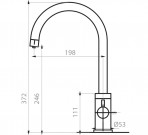 Sabiaduo Premium Decor virtuves maisītājs ar grozāmu snīpi, Old brass 2