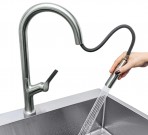 Grata virtuves maisītājs ar izvelkamu snīpi, Alba 4