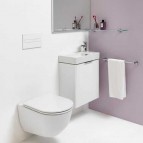 Laufen Pro piekaramais pods + Slim SC vāks, Balts 2