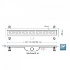 Valtemo AQUALINE BASE Dušas kanāls, 80 cm 3