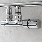 P.M.H. termostatiskais vārsts TWIN, Ner.tērauds 3