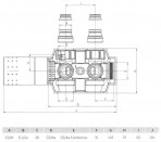 P.M.H. termostatiskais vārsts UNIVERSAL, Balts 2