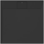 Ultraflat S i.life dušas paliktnis 90x90 cm, Jet black 3