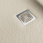 Ultraflat S+ dušas paliktnis 90x90cm+dekoratīvs rāmis, Beach sand 3