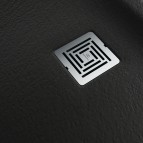 Ultraflat S+ dušas paliktnis 90x90cm+dekoratīvs rāmis, Jet black 2