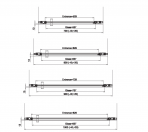 Divera D22T1 veramas dušas durvis 80 cm, Chrome/Clear glass 2