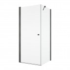 SOLINO SOL1 veramas dušas durvis 90 cm, Brushed Gun metal