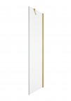 SOLINO SOLT1 dušas sieniņa 100 cm, Brushed Gold/Clear glass