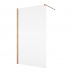 ANNEA ANT1 dušas sieniņa 75 cm, Brushed Copper/Clear glass