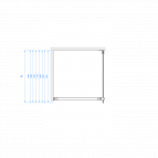 Bezrāmju dušas siena Kaja 80x200 cm 2