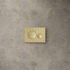 Laufen INEO MOONDANCE tualetes skalošanas taustiņš, PVD Gold 3