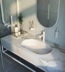 Deante Silia spogulis 50x100 cm, Brushed bronze 4