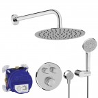 Dušas sistēma Ceratherm Navigo iebūvējamā D 300 mm, komplekts, Hroms