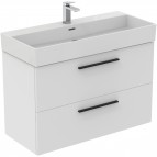 Extra izlietne ar slīpētu apakšu 101x45x15 cm, Balta 4