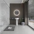 Vento Milano spogulis ar LED apgaismojumu Ø60 3