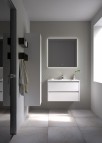 KAME City Izlietnes skapis, 80 cm, Black oak/Blakc profiles 3