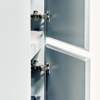 Kame Loft Vannas istabas augstais skapis 166x35 cm, Pearl grey 4