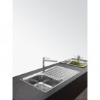 Spark SKX 611-78/50 virtuves izlietne, 780x500 mm, PopUp vadība 4