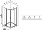 RAVAK dušas kabīnes komplekts 80 cm - SET4 3