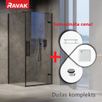 RAVAK dušas kabīnes komplekts 90x100 cm - SET27