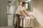 AddStoris S dubūltais dvieļu turētājs 44 cm, Brushed Nickel 4