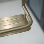 Deante Silia Piekarināms plaukts, Brushed Steel 4