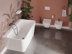 Silia vannas istabas plaukts 616 mm, Brushed Steel 3