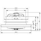 ComfoValve Luna E125, nosūces difuzors 125 mm, Balts 2