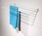 Duschy Asunden žāvēšanas statīvs pie sienas 100 cm, Balts