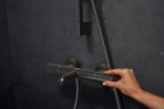 Ecostat Element vannas/dušas termostats, Matt Black 3
