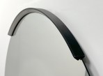 ECO ROUND spoguļa Moon LED apgaismojums 43,5 cm, Melns 3