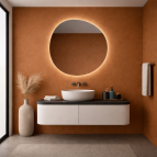 Duko GRANO spogulis ar LED apgaismojumu 80x80 cm 2
