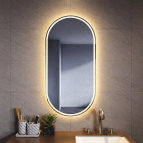 Duko MONTE spogulis ar LED apgaismojumu 50x90 cm