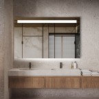 Duko SIENA spogulis ar LED apgaismojumu 80x60 cm