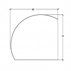 Duko NOTTE spogulis ar LED apgaismojumu 110x110 cm 3
