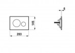 Komplekts Rāmis + pods Pro X Rimless Silent flush + SC vāks +Taustiņš  12