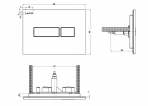 Komplekts Rāmis + pods Fiora Rimless + SC vāks + Taustiņš  3