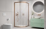 Alienta Brushed Copper A 90x90x190 dušas kabīne  4