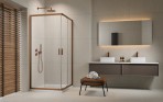 Alienta Brushed Copper 90x90x190 dušas kabīne 4