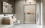 Alienta Brushed GunMetal DWJ 120 dušas durvis 4