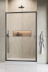 Alienta Brushed GunMetal DWJ 130 dušas durvis