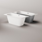 PAA Vanna Smart, 160x75 cm, akmens masa, Balts 5