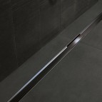 Geberit CleanLine80 dušas noteka 110 cm, Melns,hromēts/matēti pulēts 3