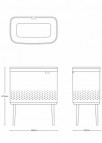 Brabantia Bo veļas grozs 60 l, Matt Black 2