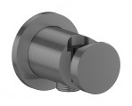  AXOR One Dušas turētājs Round, Brushed Black Chrome