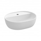 Cersanit Moduo ovāla izlietne bez pārplūdes 50x40 cm, Balta