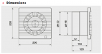 Decor 300 CRZ вентилятор с реле времени 4